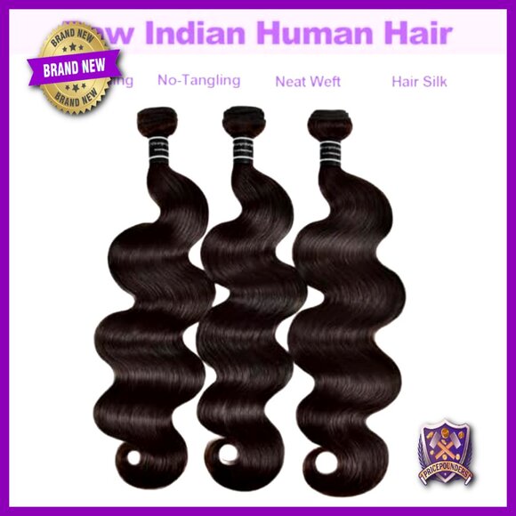 12A Body Wave Human Hair Extensions 16 18 20 Inch Brazilian Double Weft